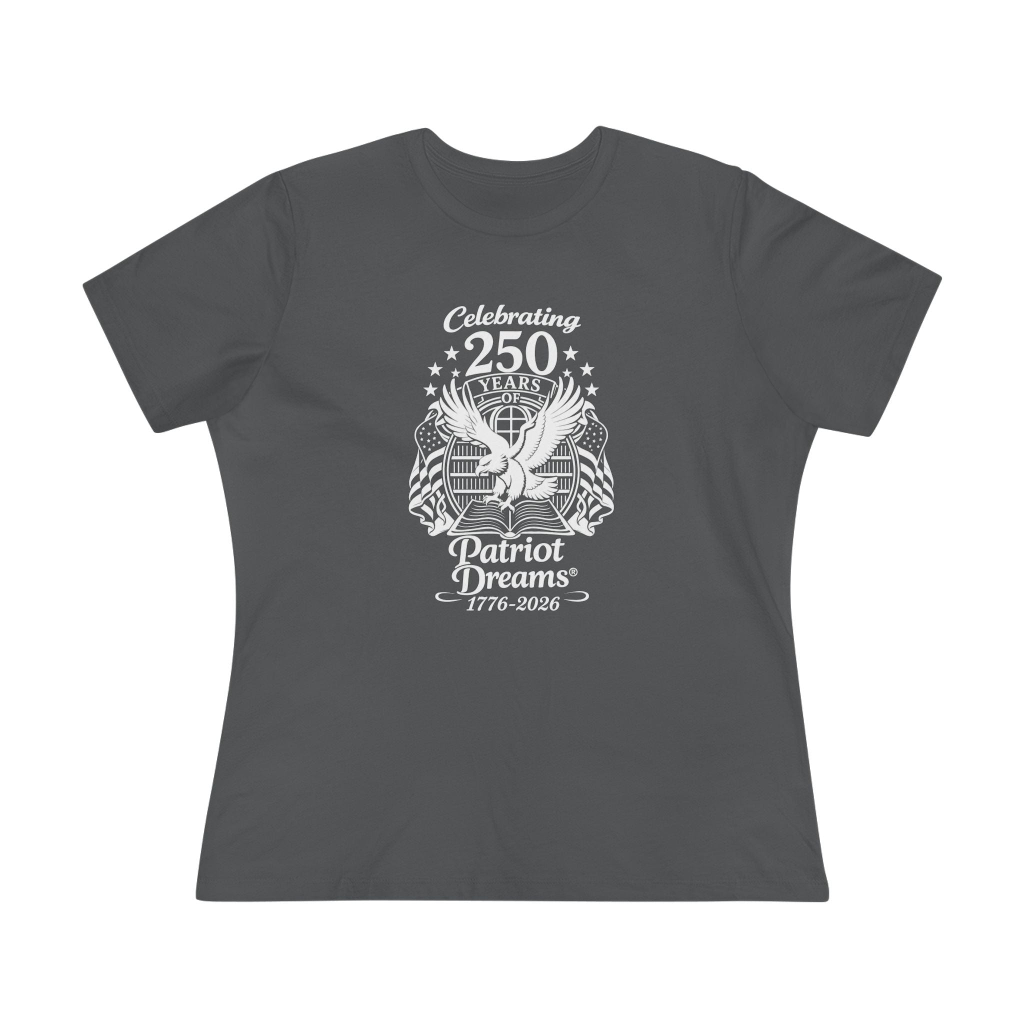 Celebrate 250 Years | White Logo | Patriot Dreams | Women's Relaxed T-Shirt