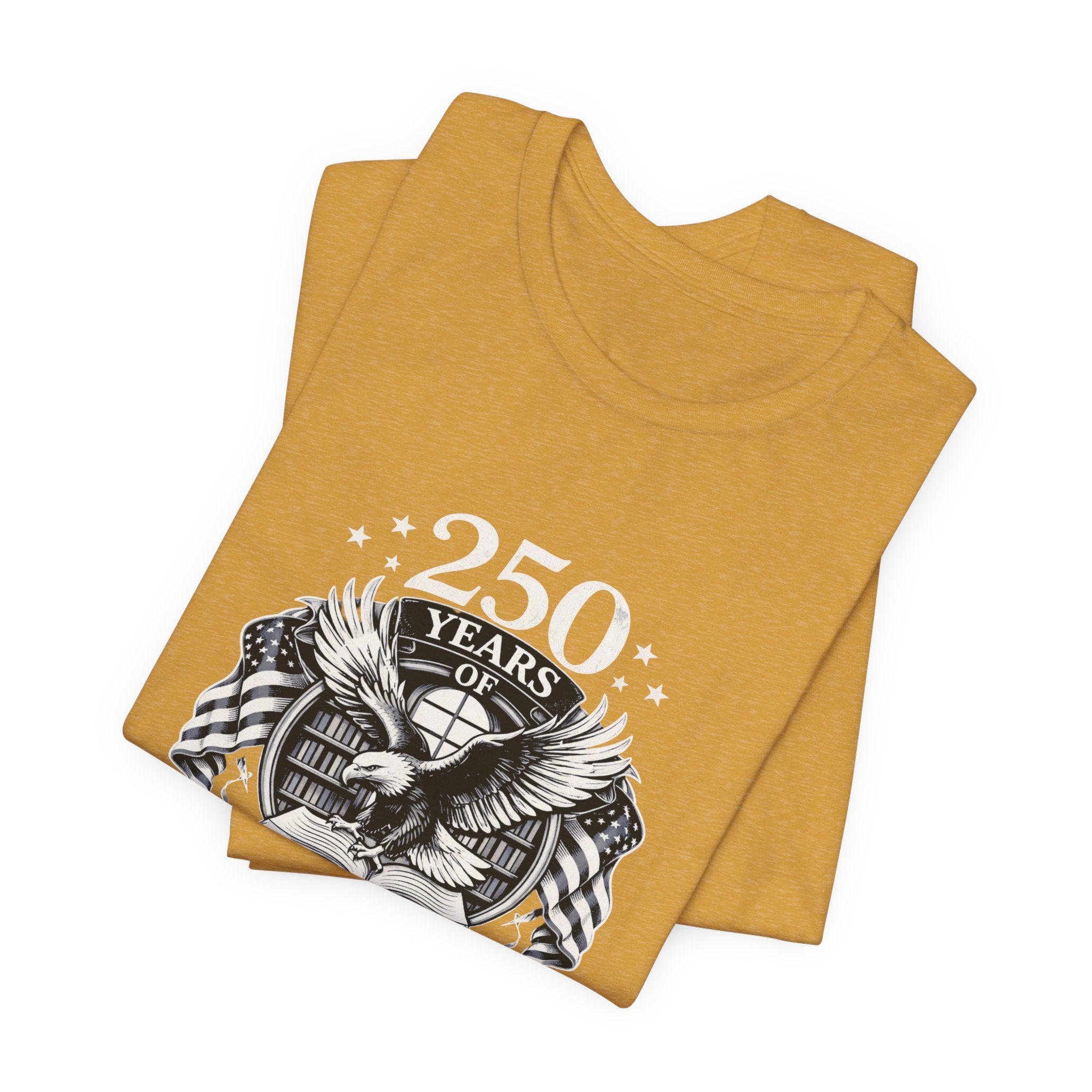 Celebrate 250 Years | Patriot Dreams | BW Logo | Jersey Unisex T-Shirt