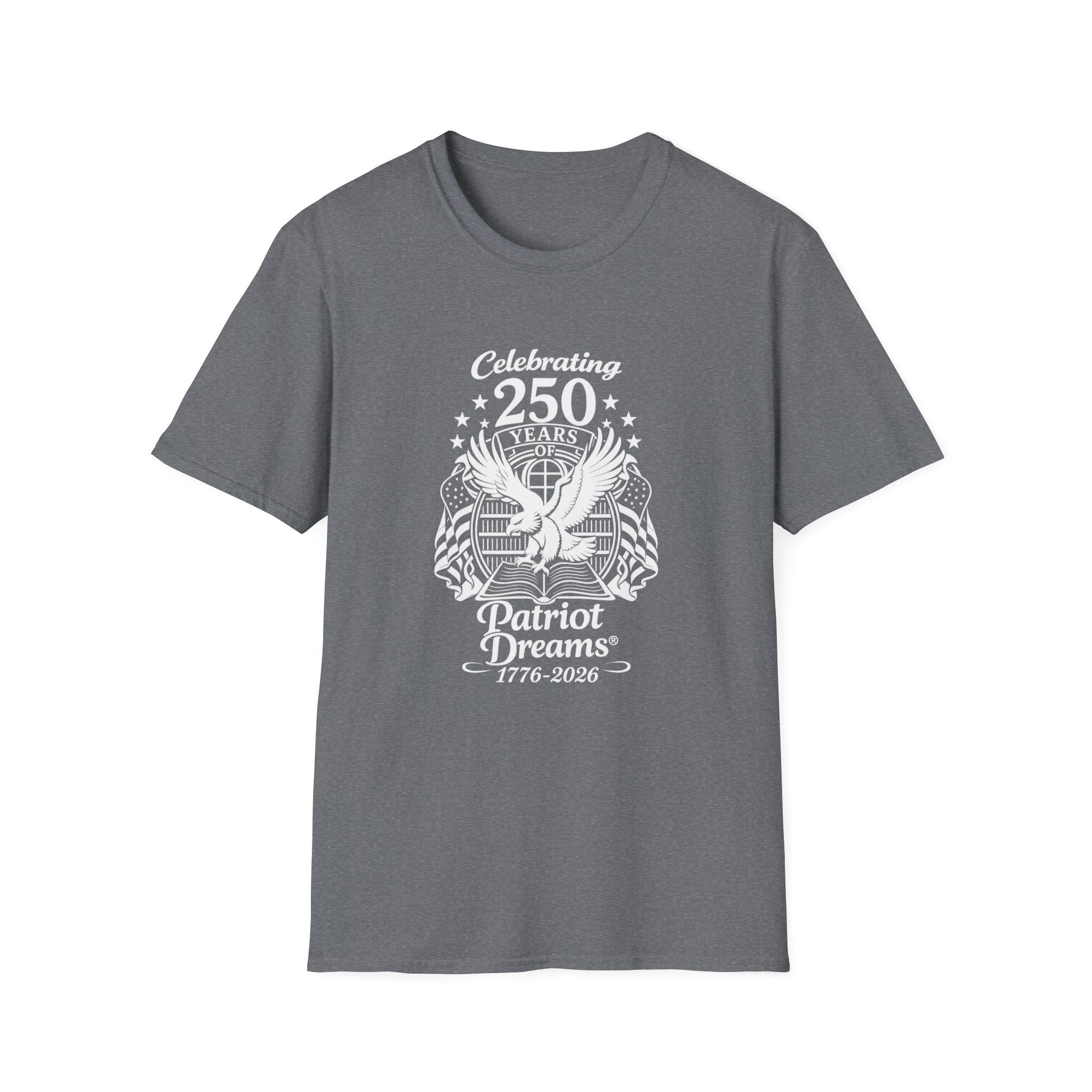 Celebrate 250 Years | White Logo | Softstyle Unisex T-Shirt