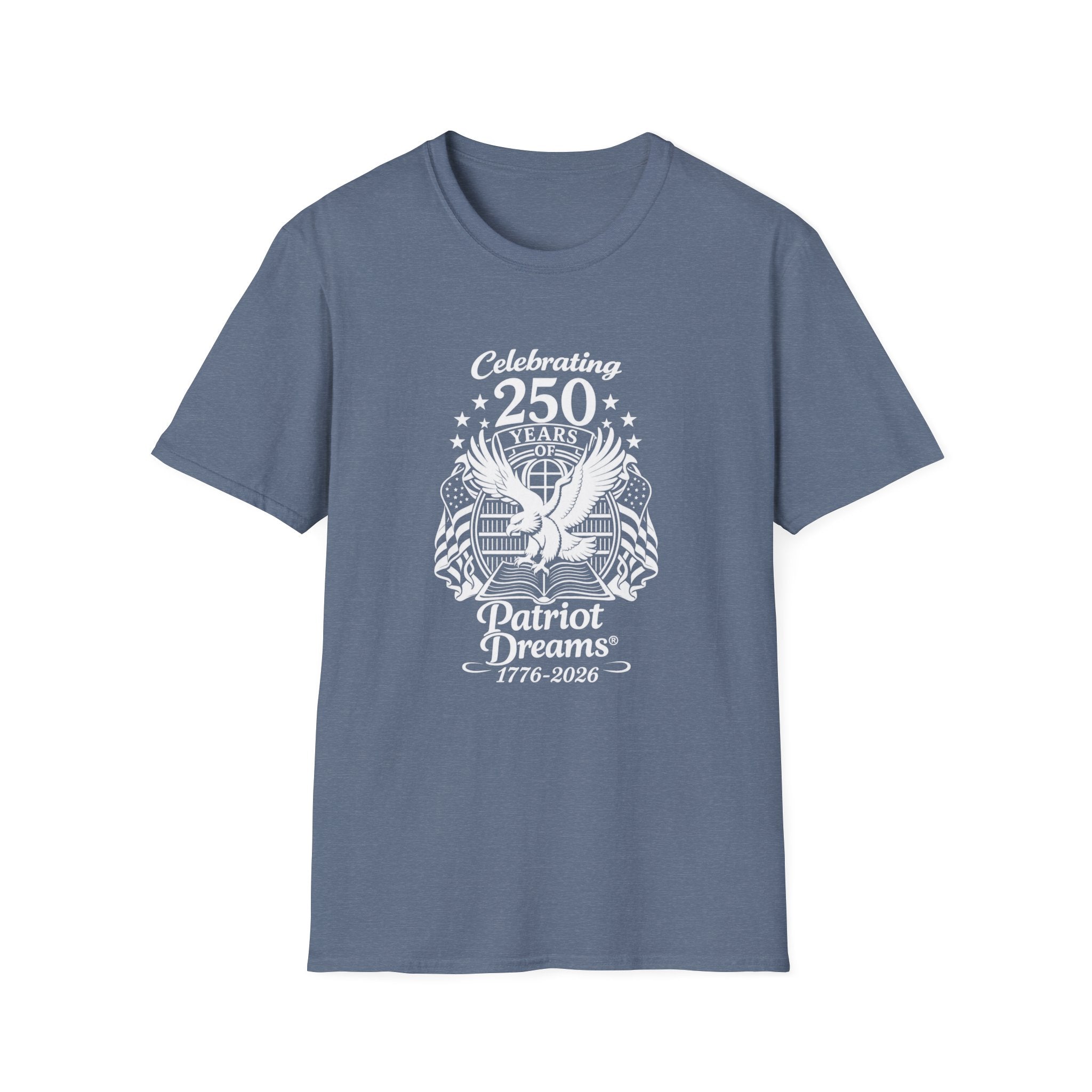 Celebrate 250 Years | White Logo | Softstyle Unisex T-Shirt