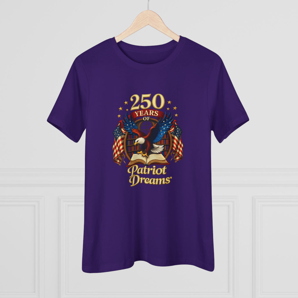 Celebrate 250 Years Golden | Patriot Dreams | Women's Relaxed T-Shirt