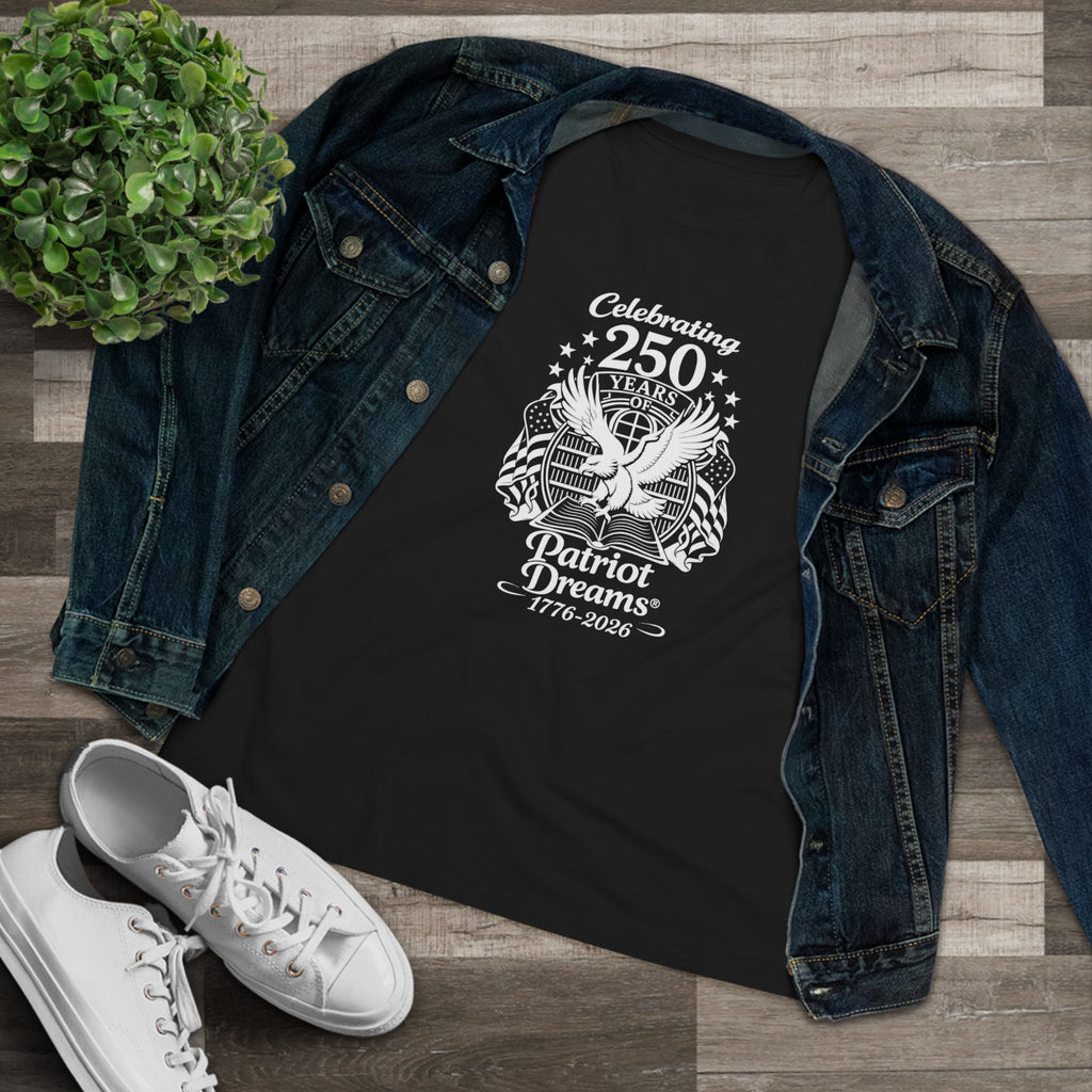 Celebrate 250 Years | White Logo | Patriot Dreams | Women's Relaxed T-Shirt