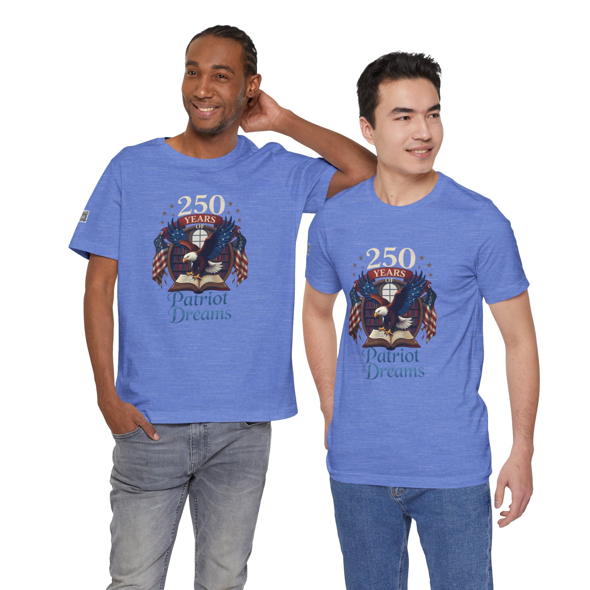 Celebrate 250 Years | Patriot Dreams | Jersey Unisex T-Shirt