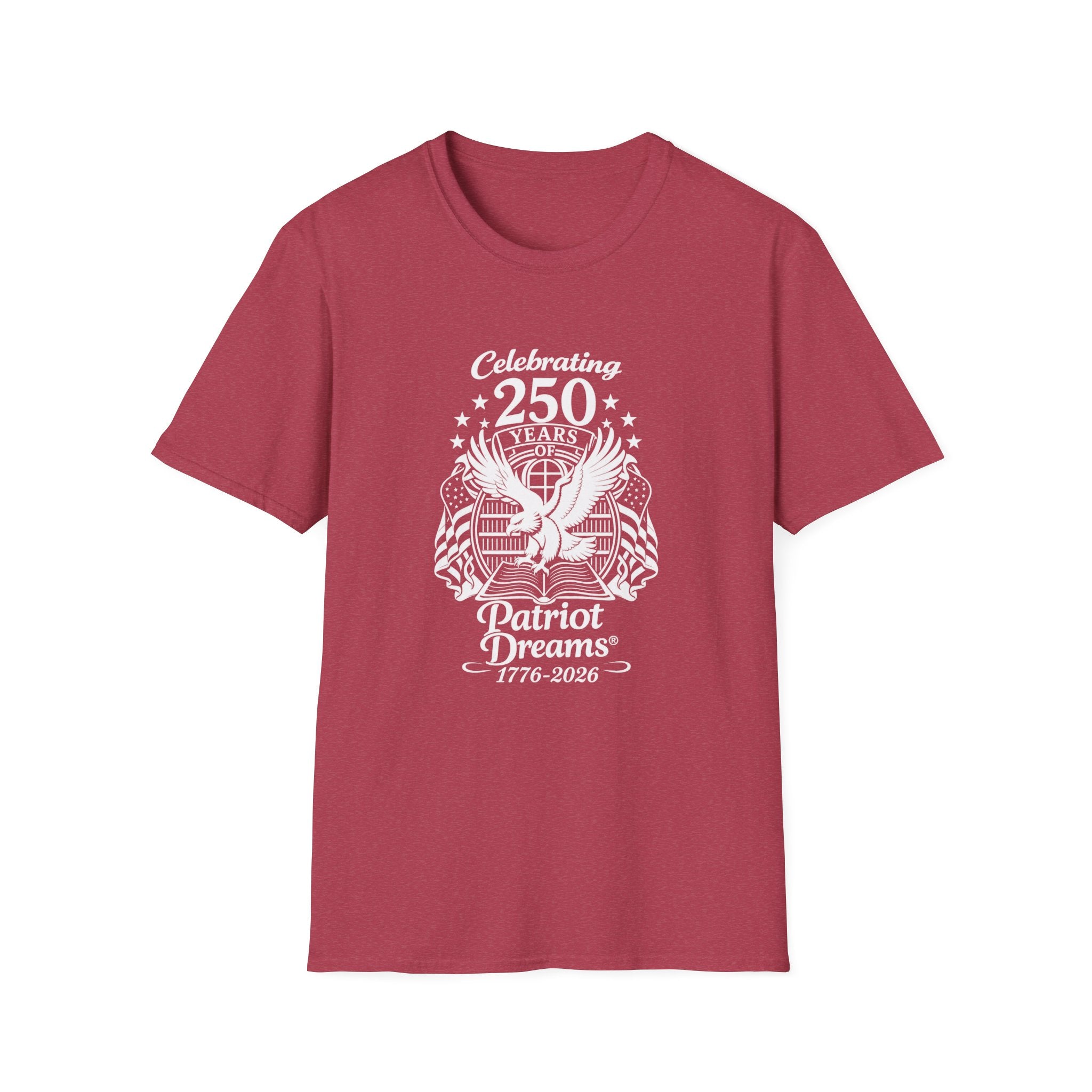 Celebrate 250 Years | White Logo | Softstyle Unisex T-Shirt