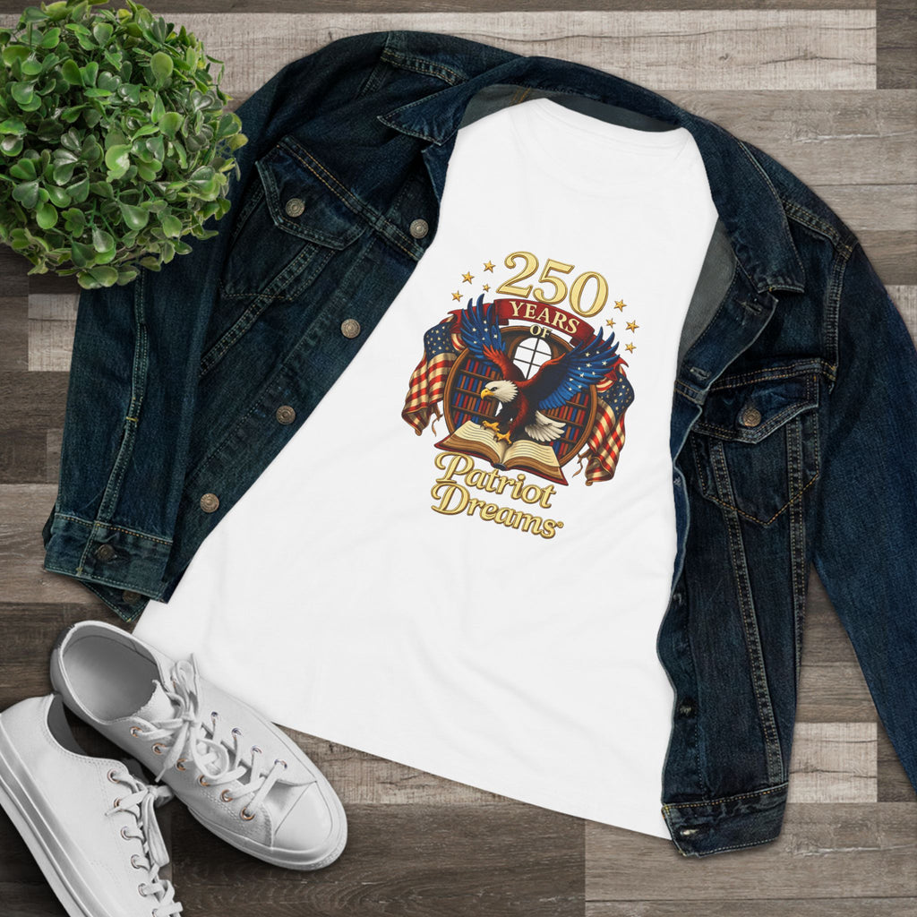 Celebrate 250 Years Golden | Patriot Dreams | Women's Relaxed T-Shirt