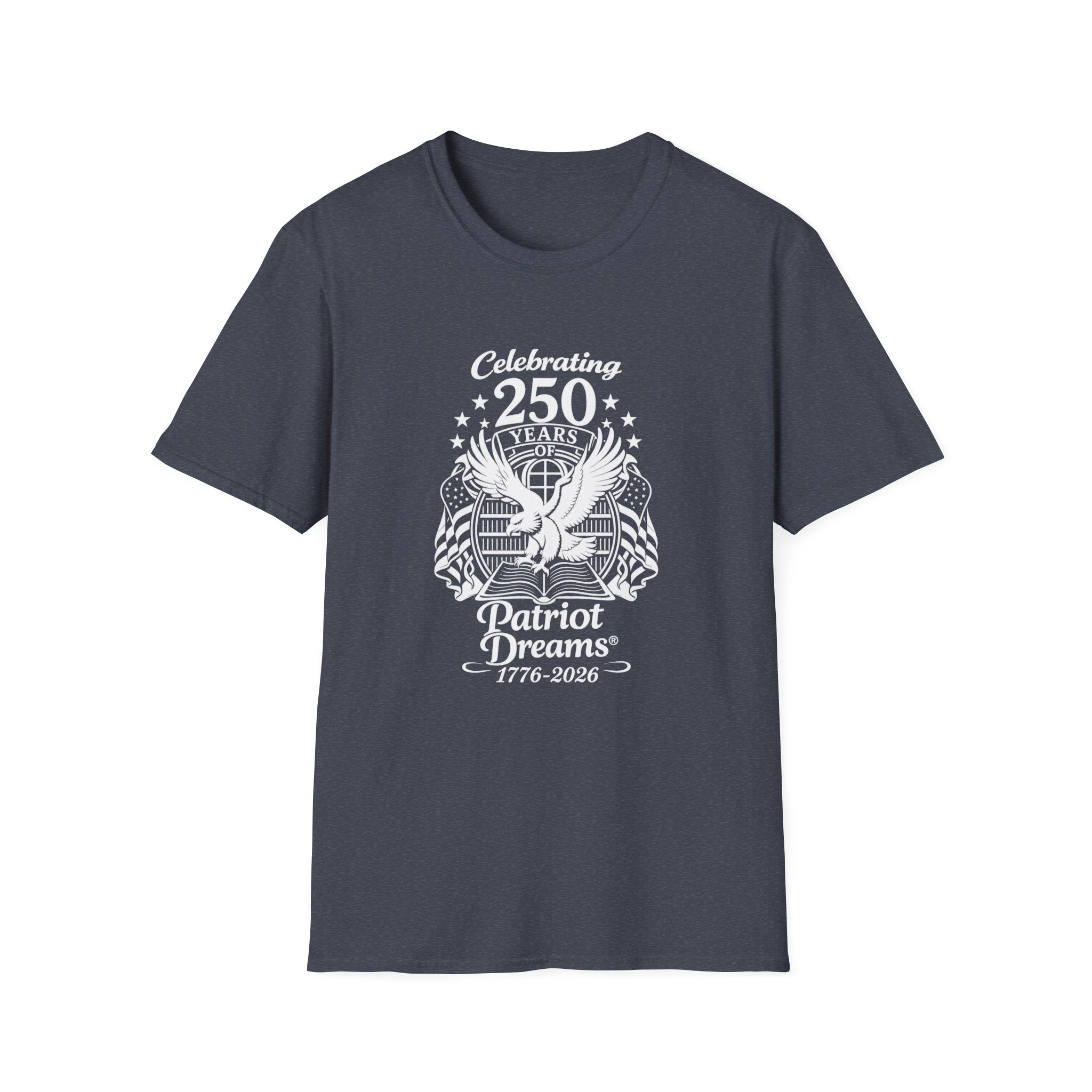 Celebrate 250 Years | White Logo | Softstyle Unisex T-Shirt