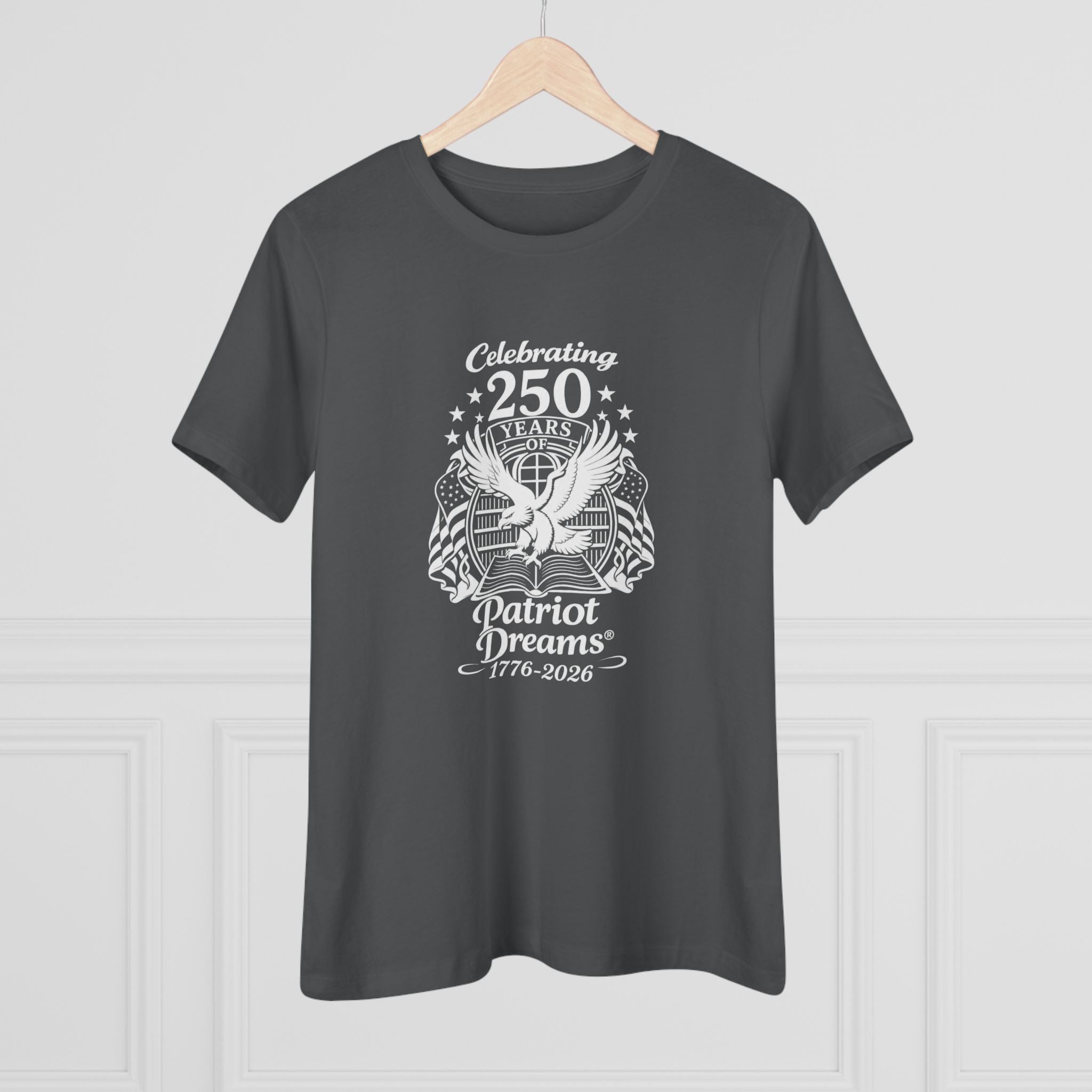 Celebrate 250 Years | White Logo | Patriot Dreams | Women's Relaxed T-Shirt