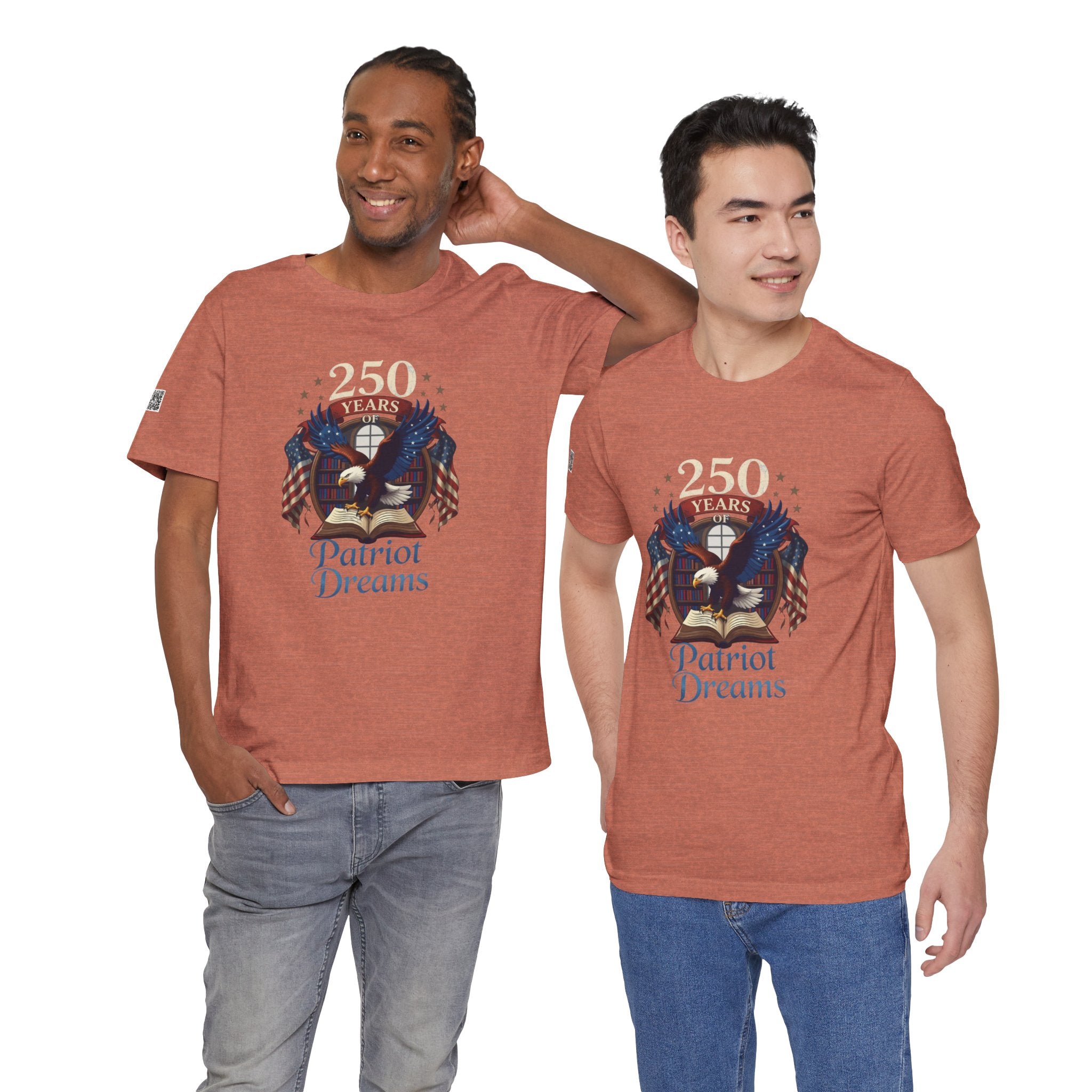 Celebrate 250 Years | Patriot Dreams | Jersey Unisex T-Shirt