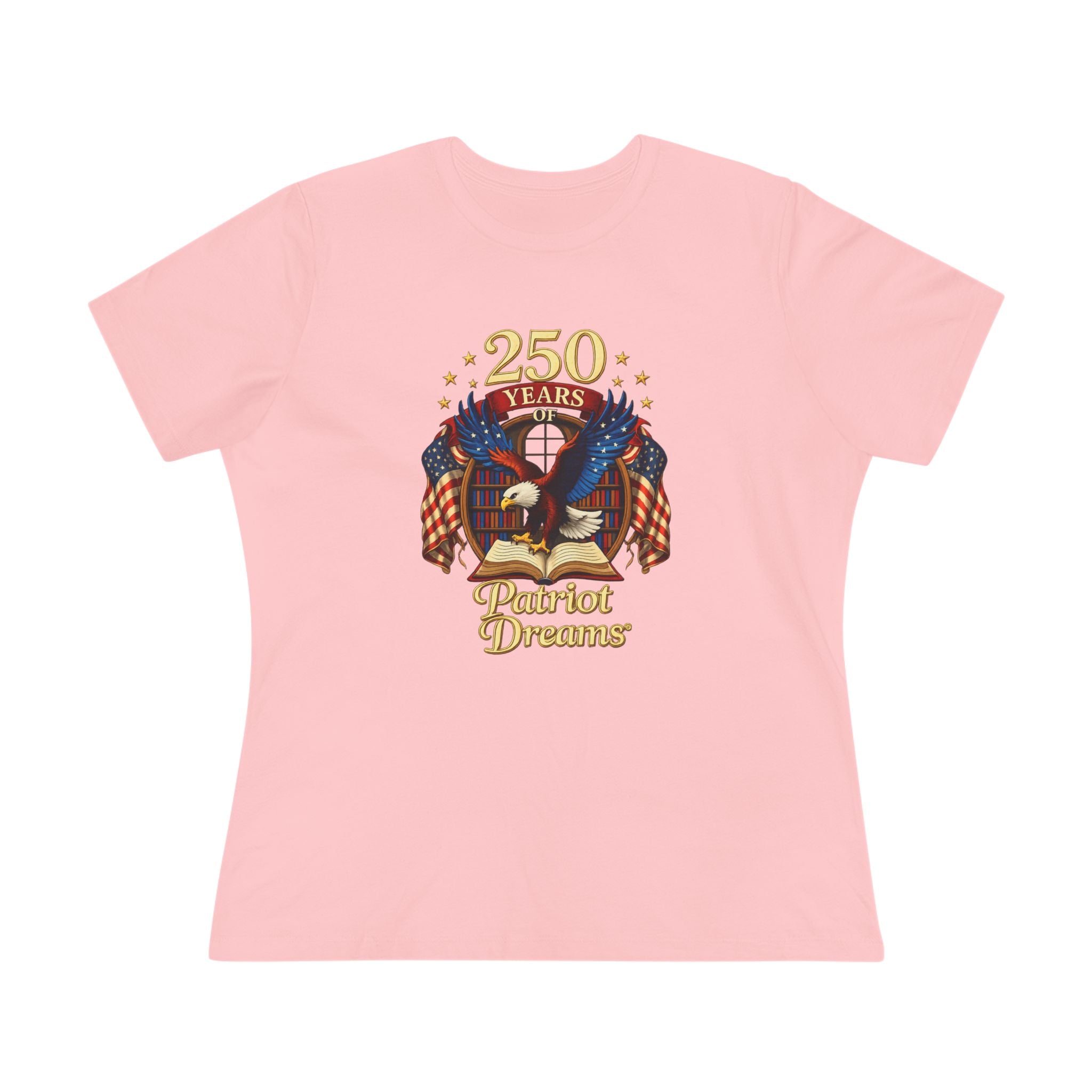 Celebrate 250 Years Golden | Patriot Dreams | Women's Relaxed T-Shirt