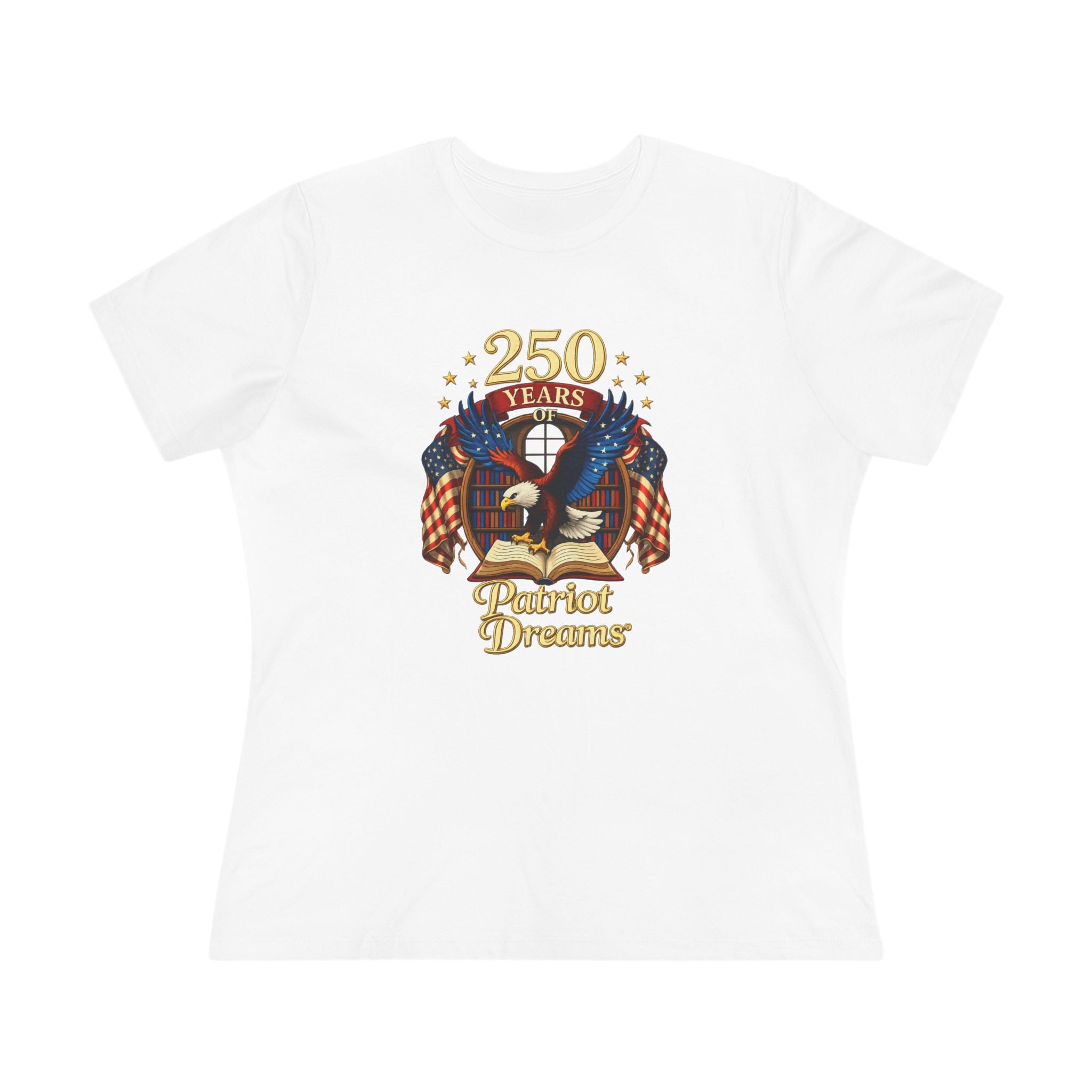 Celebrate 250 Years Golden | Patriot Dreams | Women's Relaxed T-Shirt