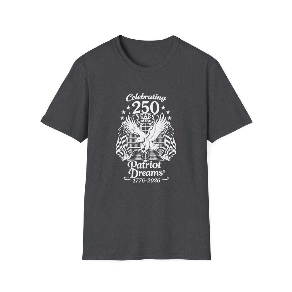 Celebrate 250 Years | White Logo | Softstyle Unisex T-Shirt