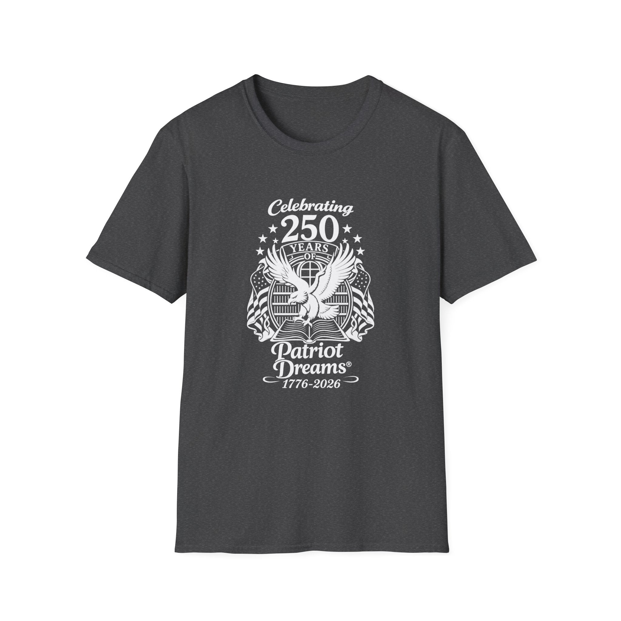 Celebrate 250 Years | White Logo | Softstyle Unisex T-Shirt