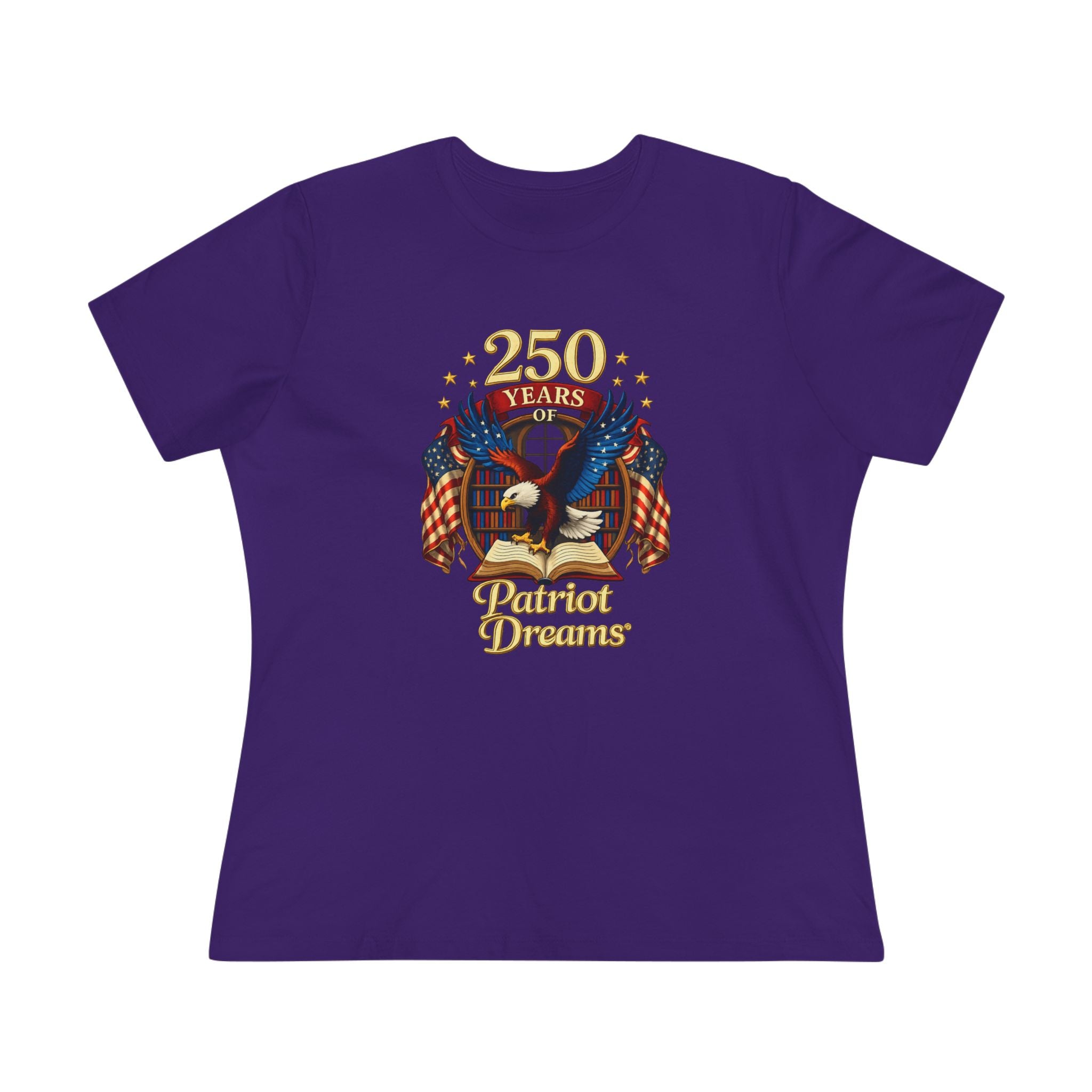 Celebrate 250 Years Golden | Patriot Dreams | Women's Relaxed T-Shirt