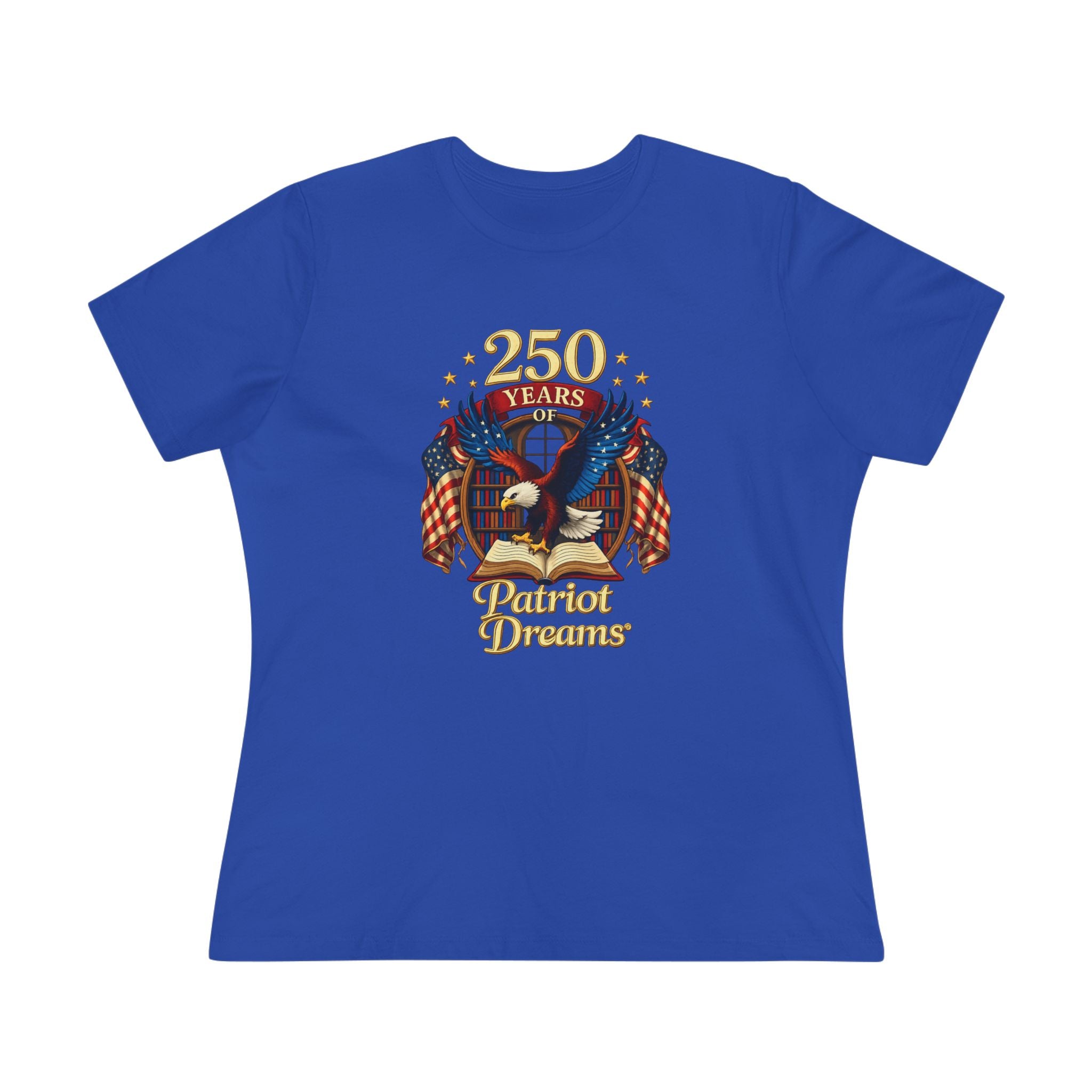 Celebrate 250 Years Golden | Patriot Dreams | Women's Relaxed T-Shirt