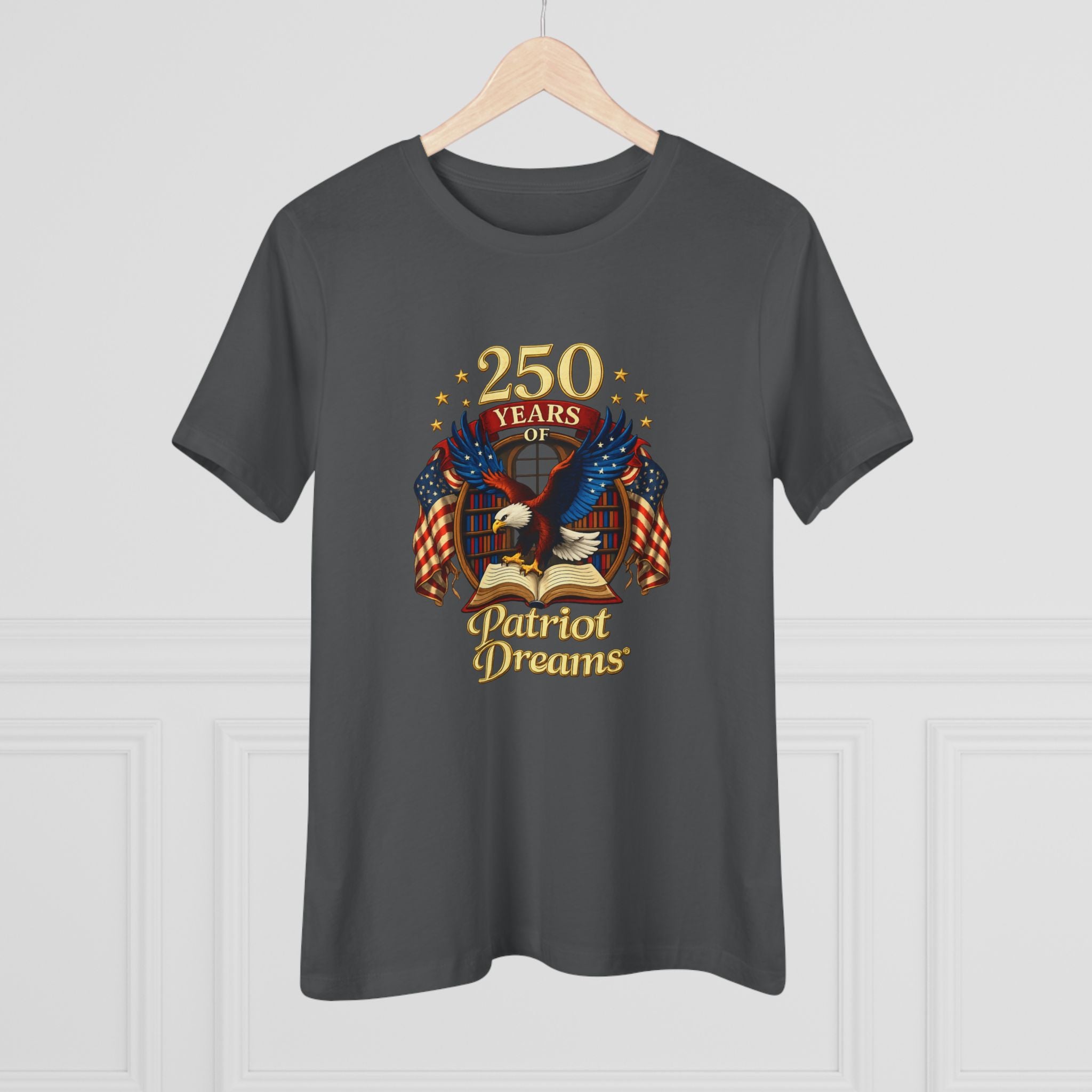 Celebrate 250 Years Golden | Patriot Dreams | Women's Relaxed T-Shirt