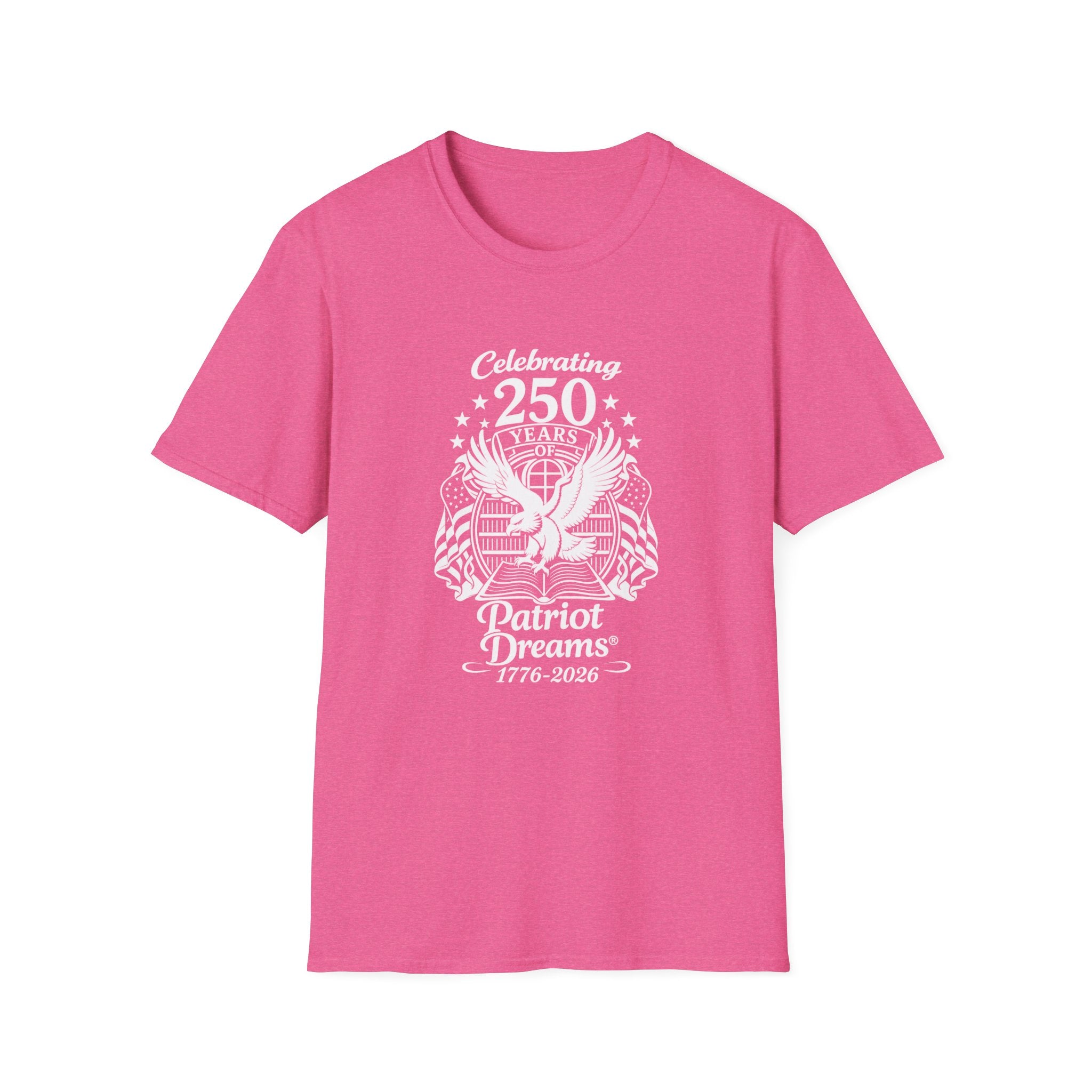 Celebrate 250 Years | White Logo | Softstyle Unisex T-Shirt
