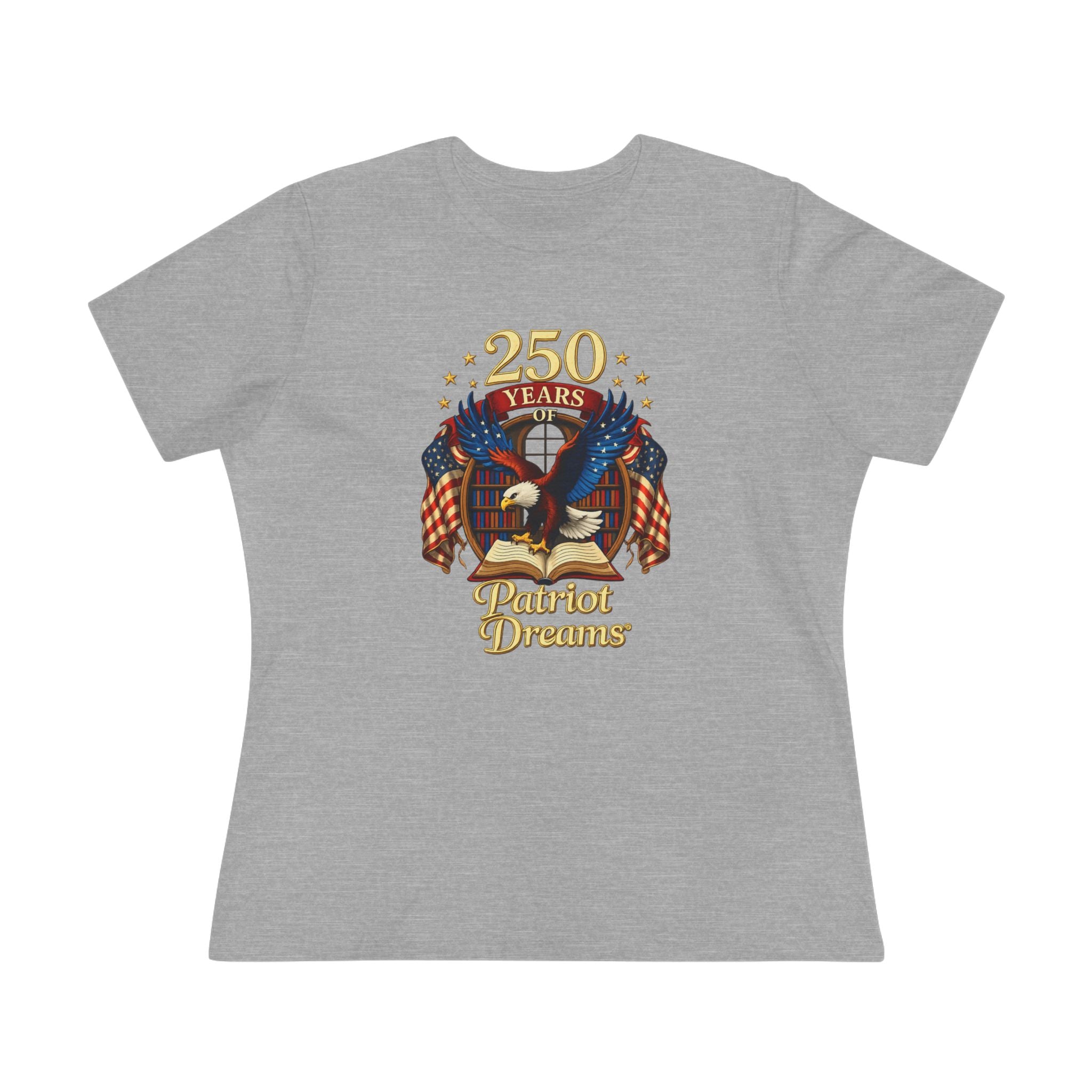 Celebrate 250 Years Golden | Patriot Dreams | Women's Relaxed T-Shirt