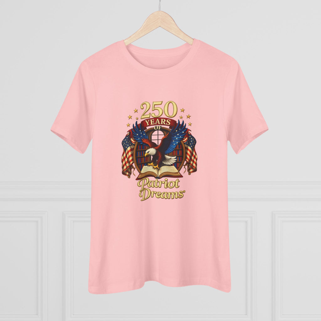 Celebrate 250 Years Golden | Patriot Dreams | Women's Relaxed T-Shirt