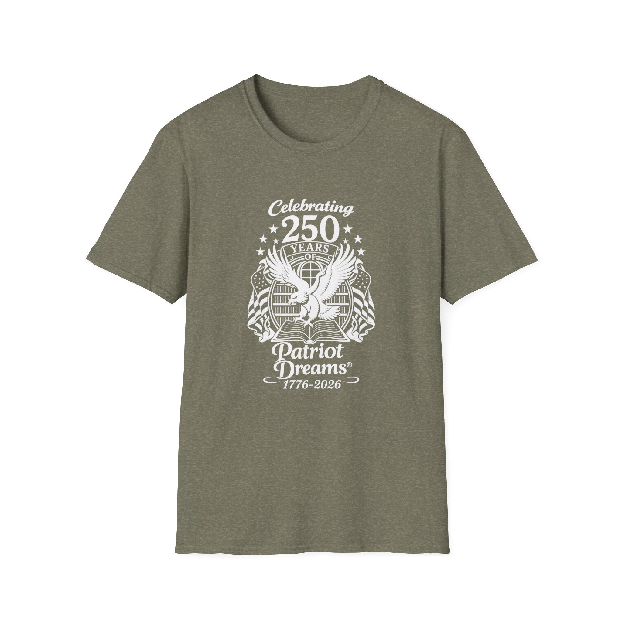 Celebrate 250 Years | White Logo | Softstyle Unisex T-Shirt