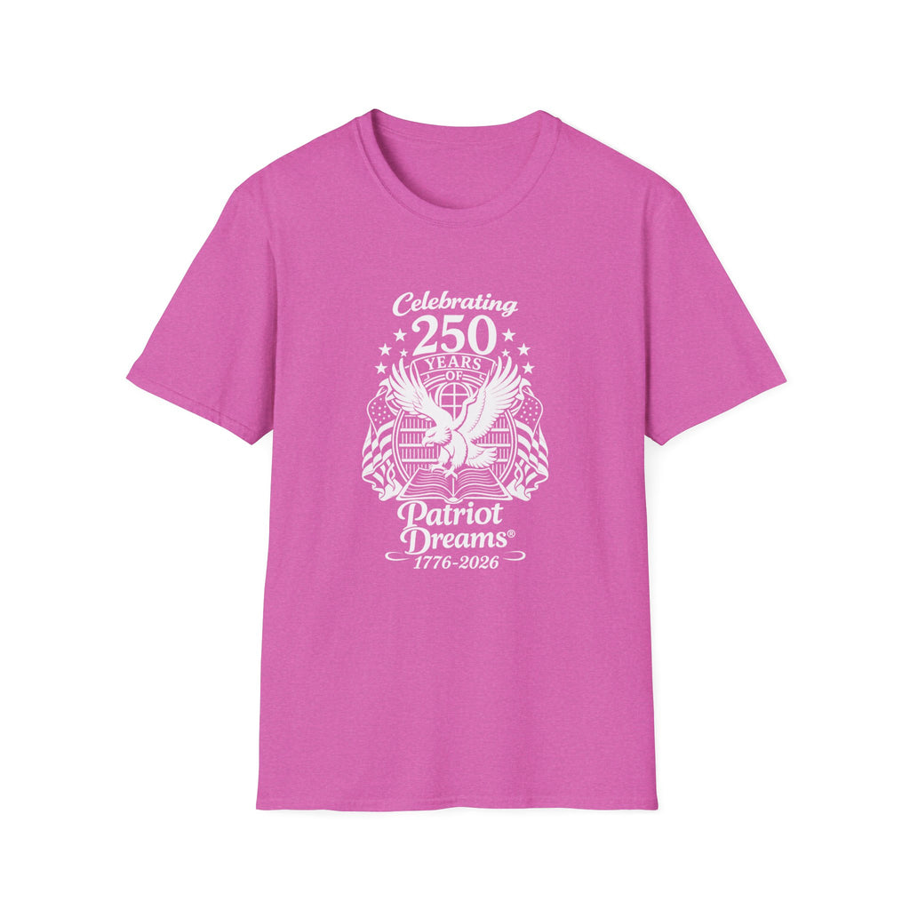 Celebrate 250 Years | White Logo | Softstyle Unisex T-Shirt