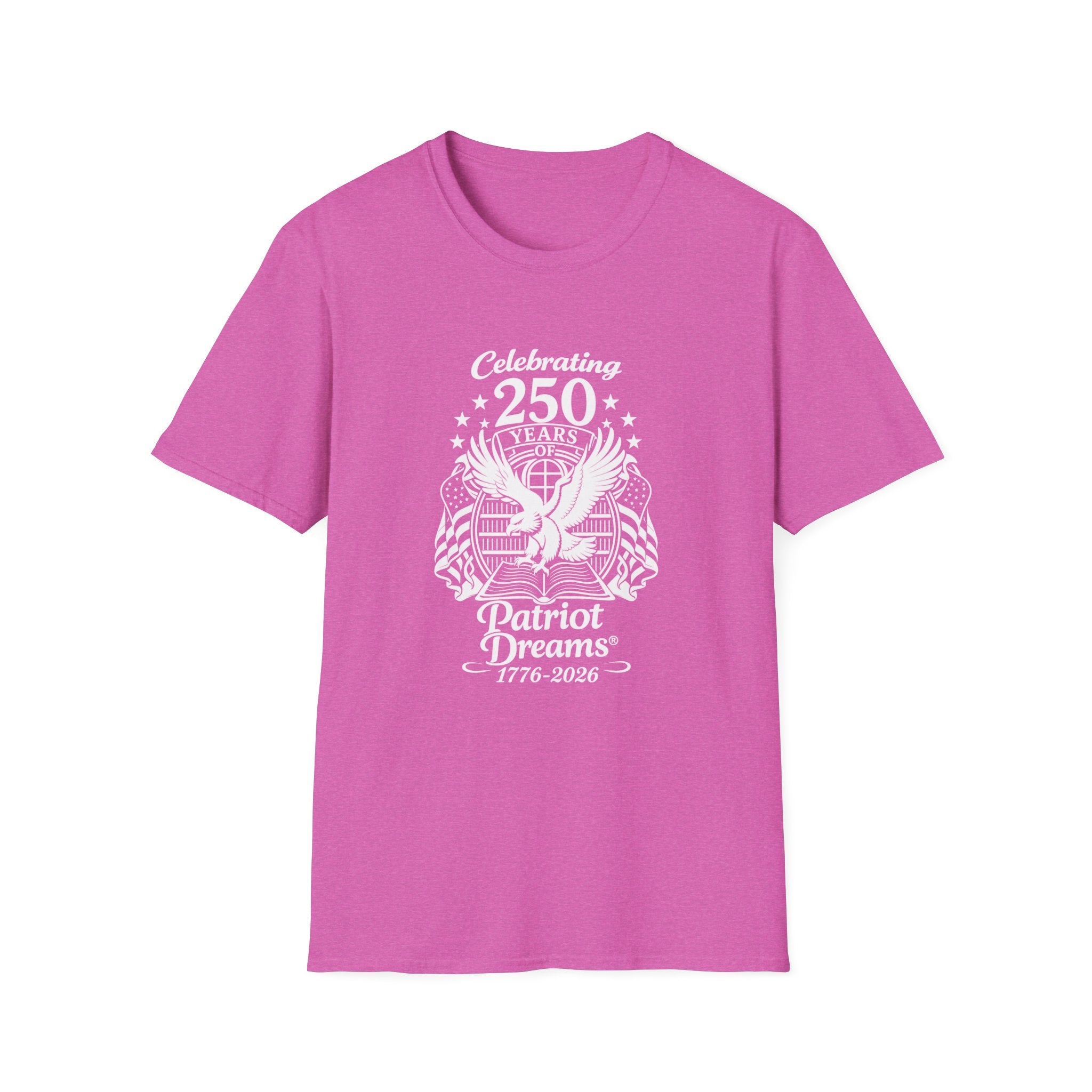 Celebrate 250 Years | White Logo | Softstyle Unisex T-Shirt