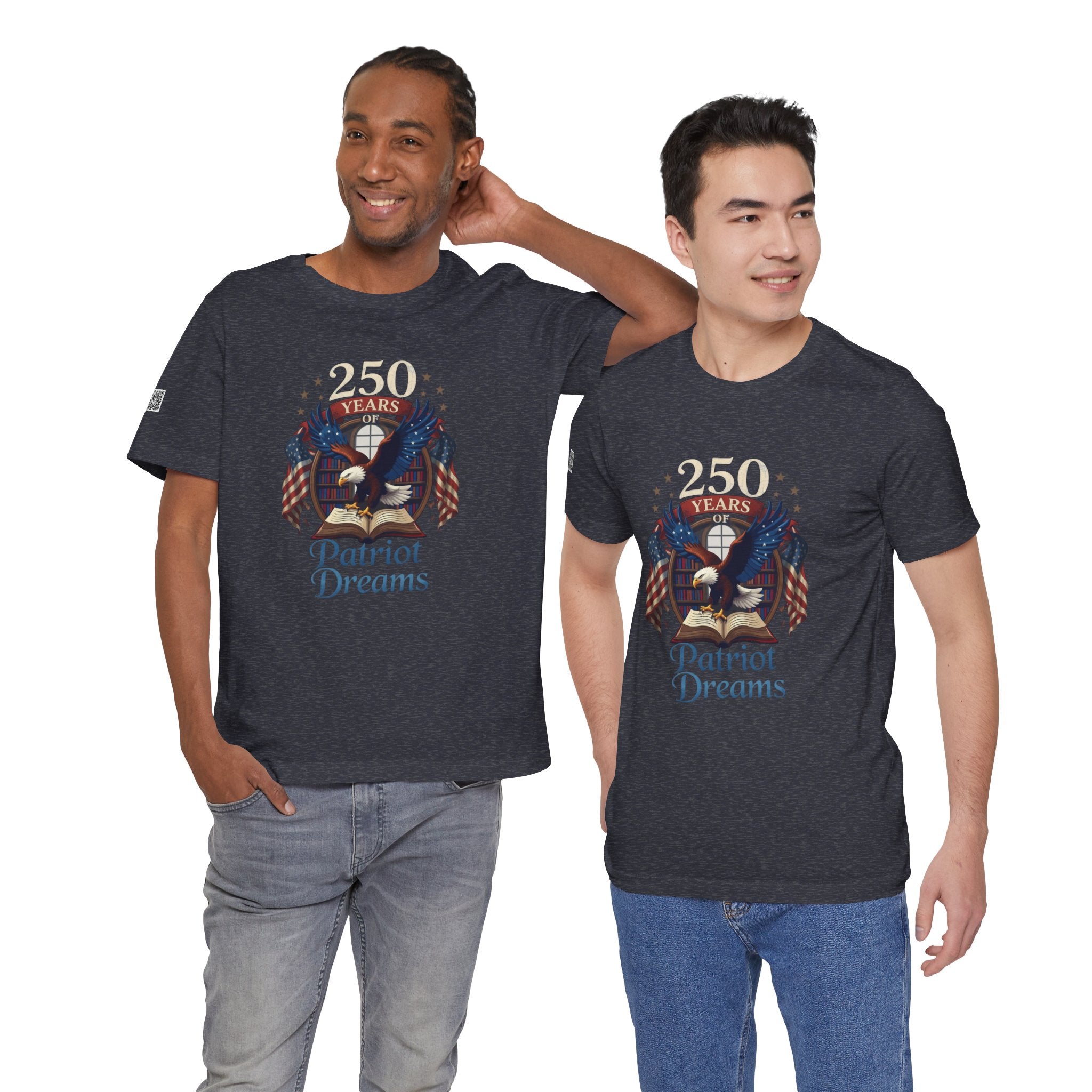 Celebrate 250 Years | Patriot Dreams | Jersey Unisex T-Shirt