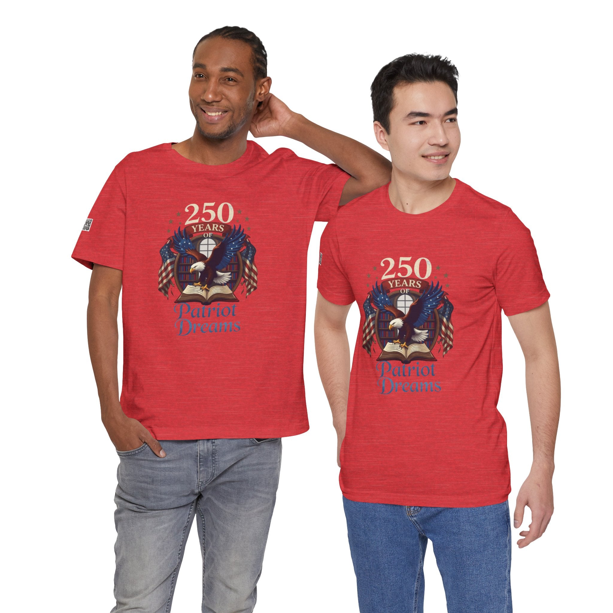 Celebrate 250 Years | Patriot Dreams | Jersey Unisex T-Shirt
