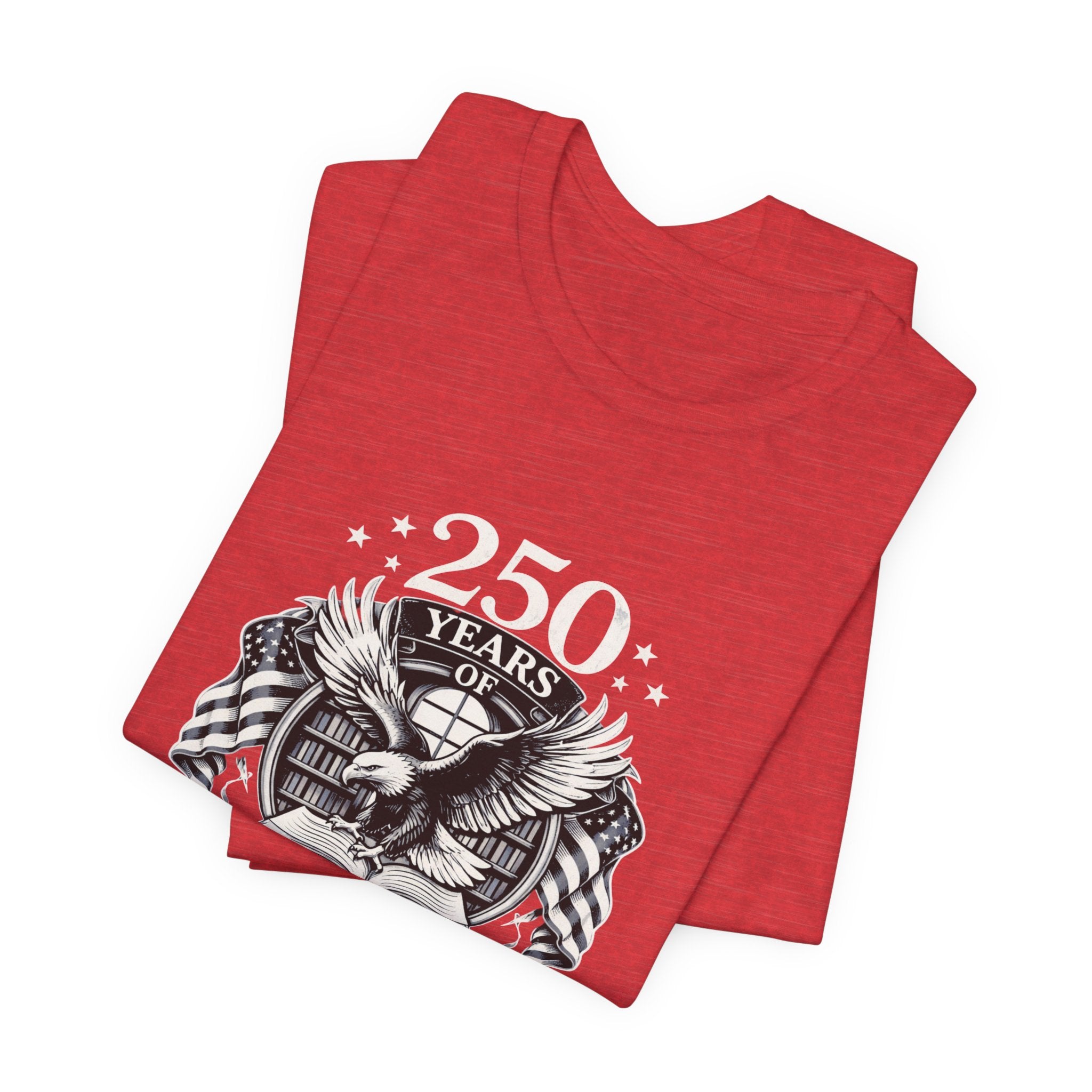 Celebrate 250 Years | Patriot Dreams | BW Logo | Jersey Unisex T-Shirt