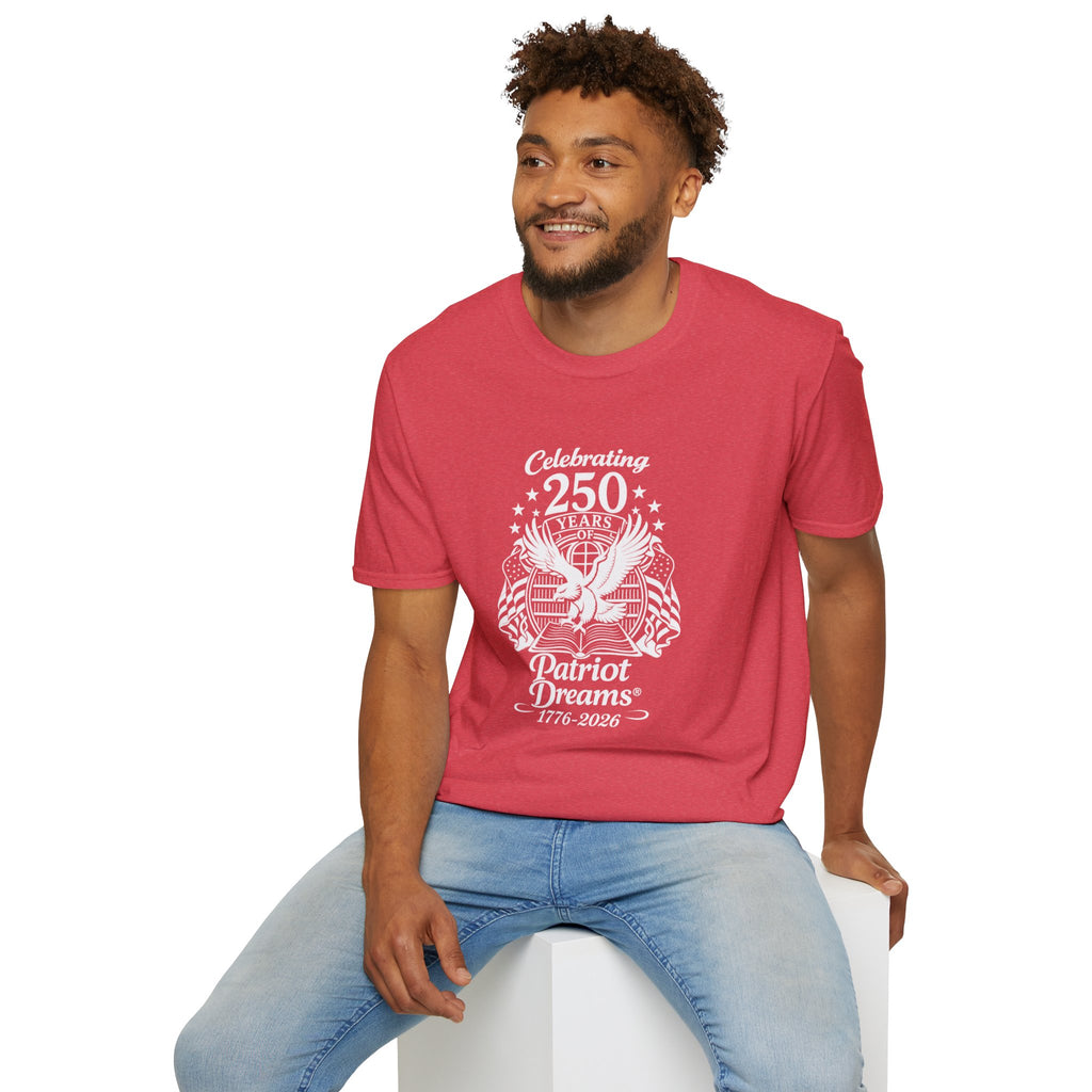 Celebrate 250 Years | White Logo | Softstyle Unisex T-Shirt