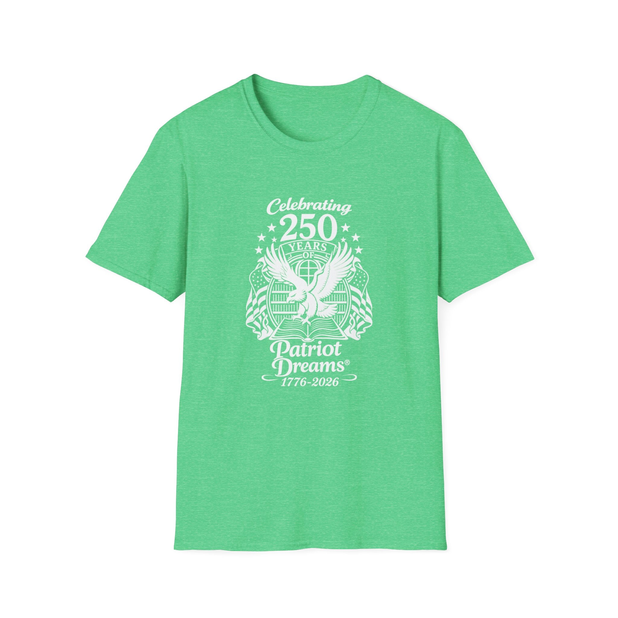 Celebrate 250 Years | White Logo | Softstyle Unisex T-Shirt